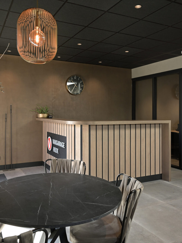 Wandafwerking Garage Heije in Ede