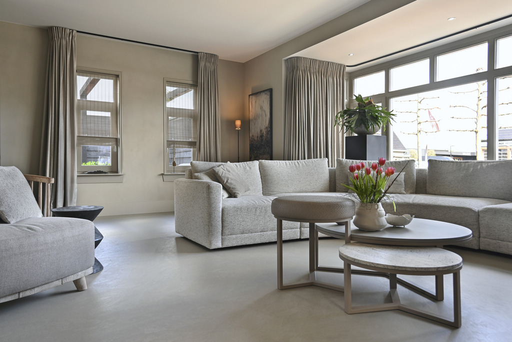 Gietvloer woonkamer