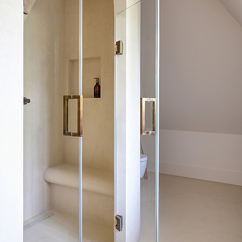 Gietvloer badkamer - Nomadhome