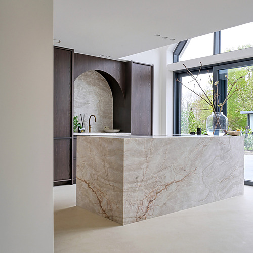 Gietvloer keuken - Nomadhome