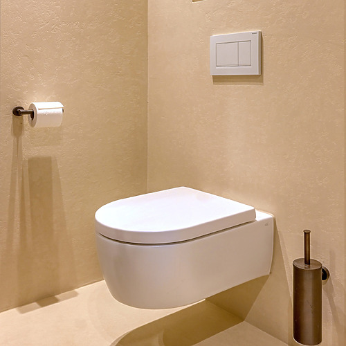 Gietvloer toilet - Nomadhome