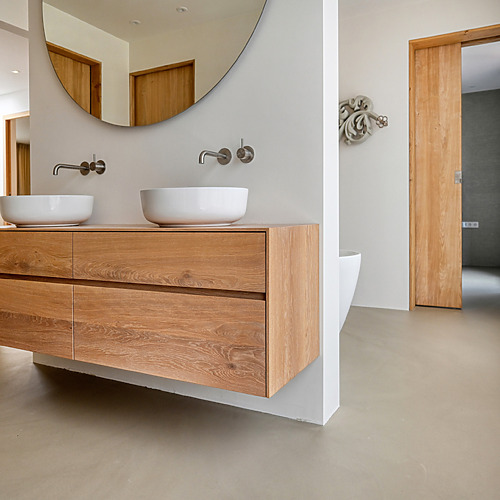 Gietvloer badkamer - Amersfoort