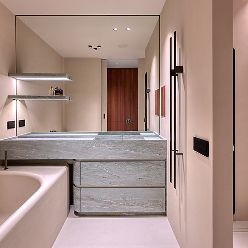 Gietvloer badkamer - Kijkduin