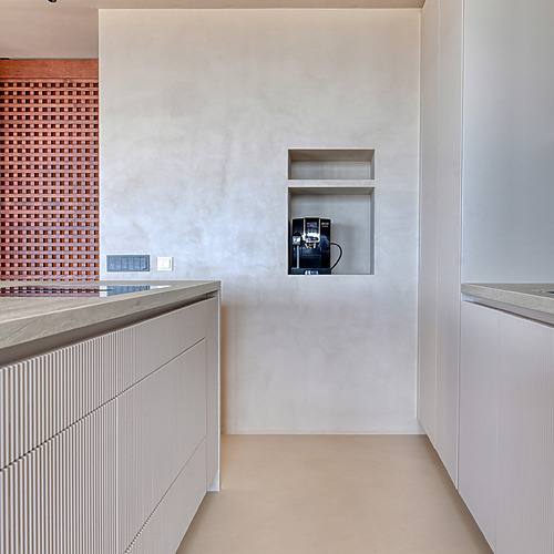 Gietvloer keuken - Kijkduin