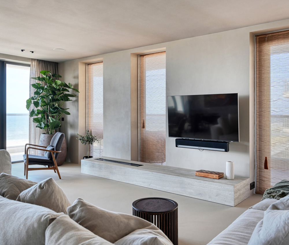 Gietvloer woonkamer - Kijkduin