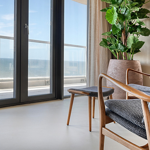 Gietvloer woonkamer - Kijkduin